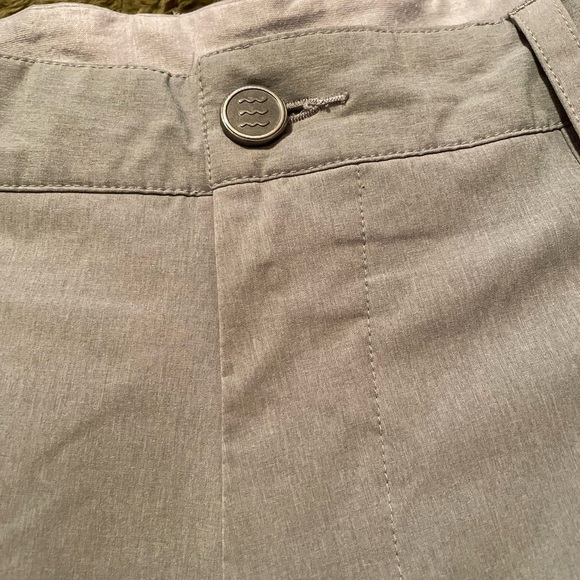 Free Fly Mens Light Gray Performance Chino Shorts Size 38 - Picture 5 of 5
